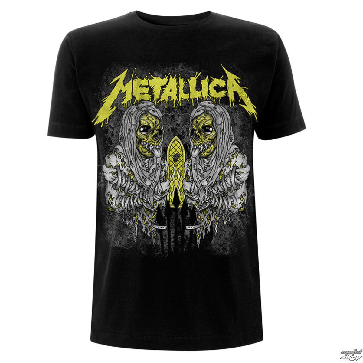 tričko pánské Metallica - Sanitarium - Black
