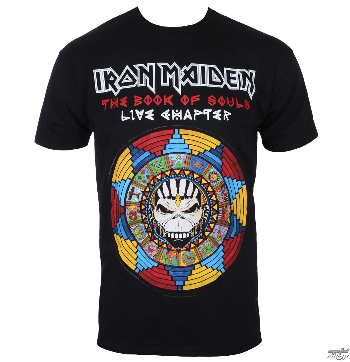 tričko pánské Iron Maiden - BOS Live -  Black - ROCK OFF
