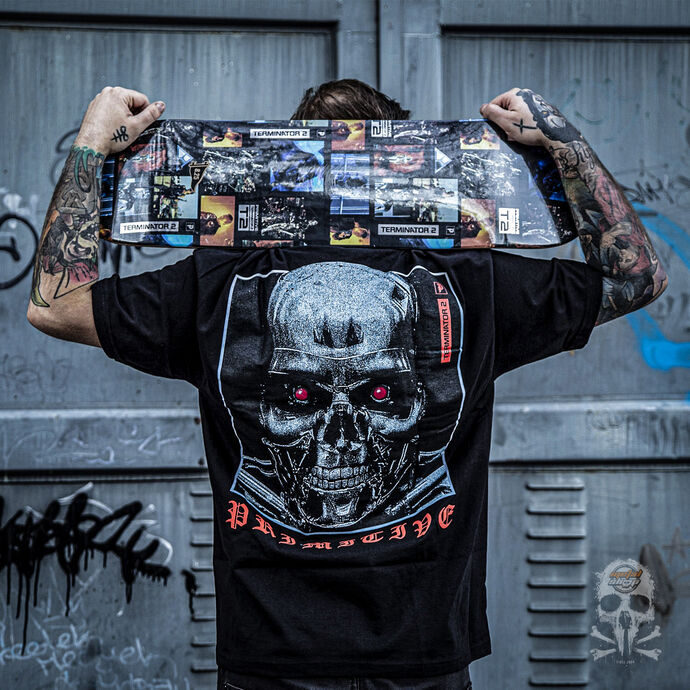 tričko pánské PRIMITIVE x Terminator - Machine - black
