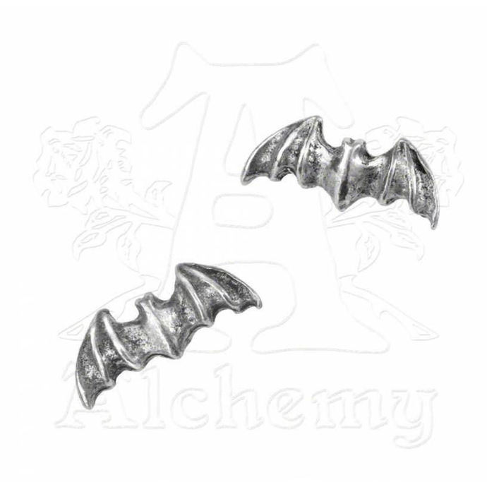 náušnice Bat studs - Alchemy Gothic