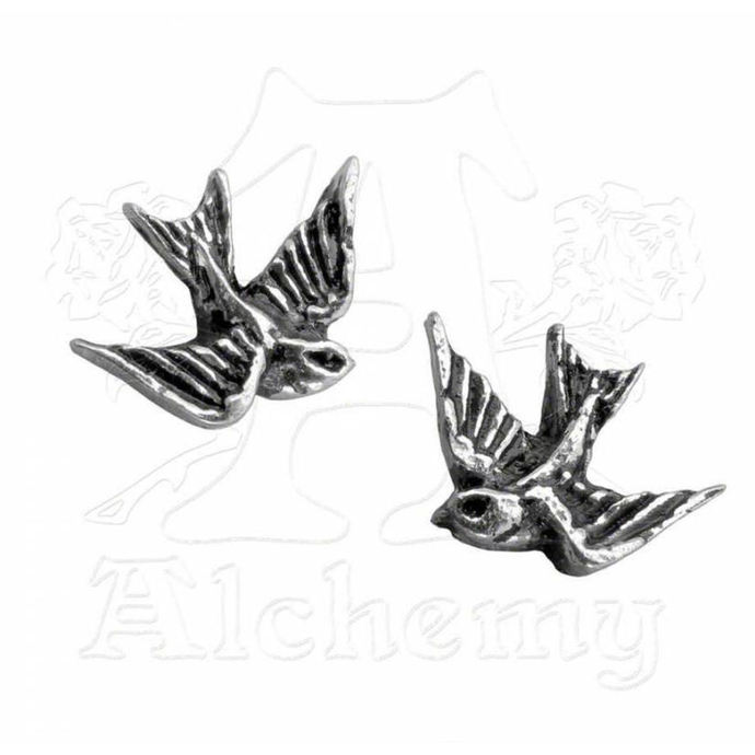 náušnice Swallow studs (pair) - ALCHEMY GOTHIC
