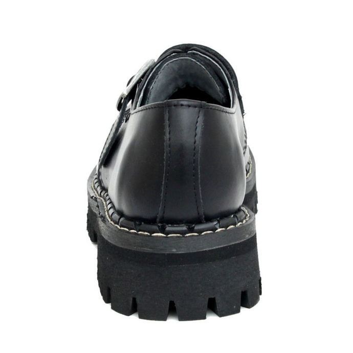 boty KMM 3dírkové - Black s přezkou