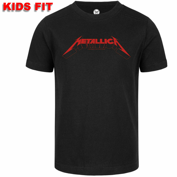 tričko dětské Metallica - Logo - black - red - Metal-Kids