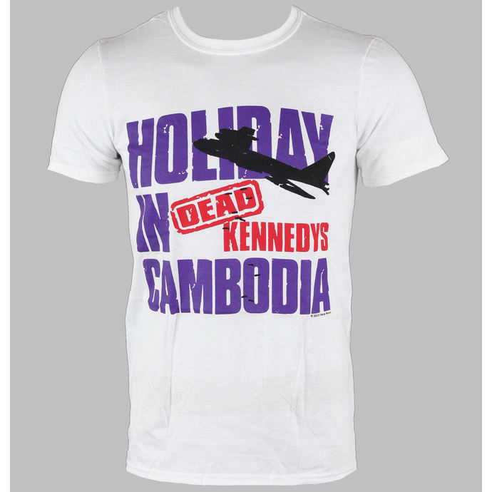 tričko pánské Dead Kennedys - Cambodia - White - LIVE NATION