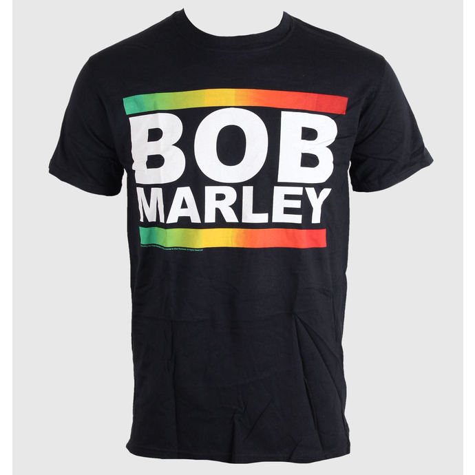 tričko pánské Bob Marley - Rasta Band Block - BRAVADO EU
