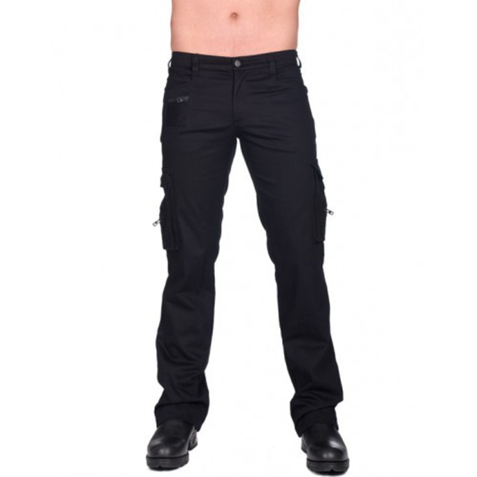 kalhoty pánské BLACK PISTOL - Combat Pants Denim - (Black)
