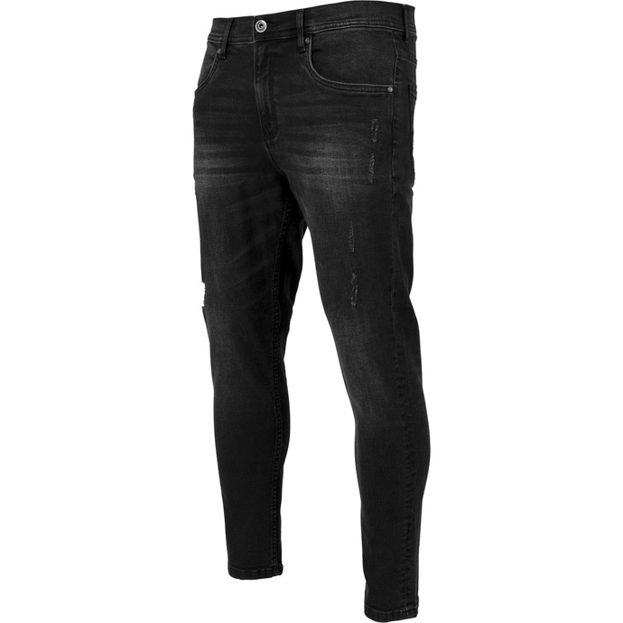 kalhoty pánské URBAN CLASSICS - Skinny Ripped Stretch Denim
