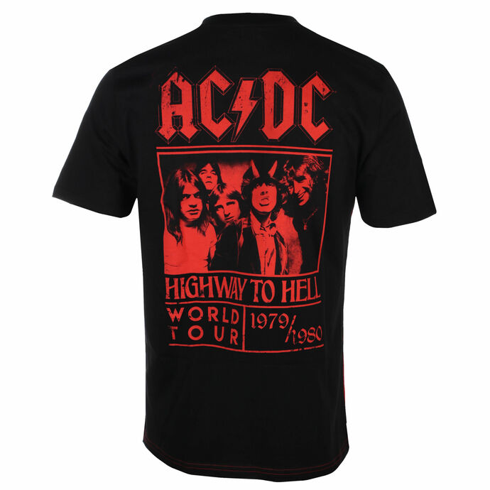 tričko pánské AC/DC - HIGHWAY TO HELL - BLACK/RED - AMPLIFIED
