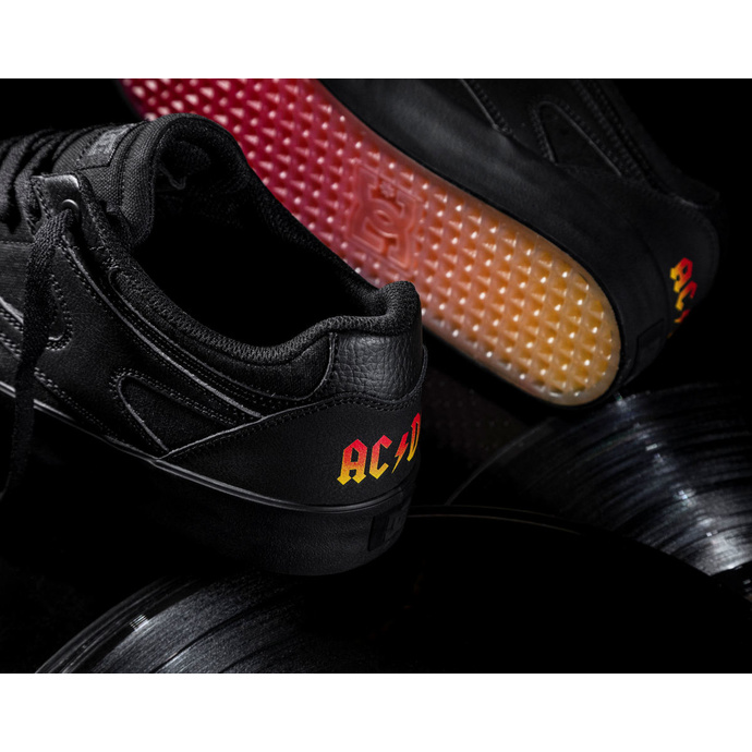 boty DC - AC/DC - BACK IN BLACK - BLACK/BLACK/GREY