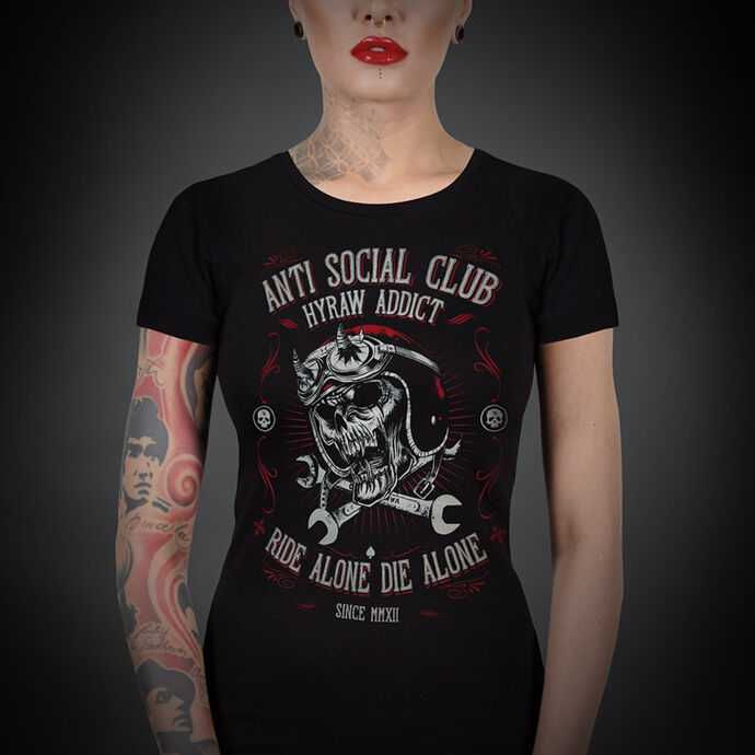 tričko dámské HYRAW - ANTISOCIAL CLUB