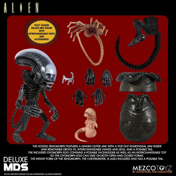 figurka Alien - MDS Deluxe Action Figure - Xenomorph