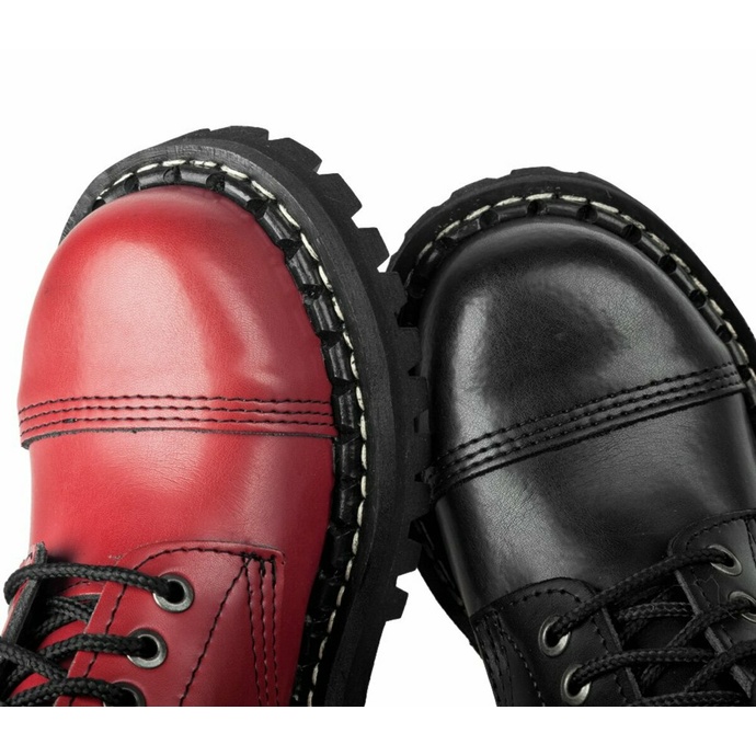 boty STEADY´S - 10 dírkové - Black red