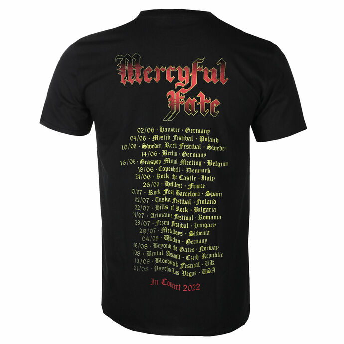 tričko pánské Mercyful Fate - In Concert 2022 Oath - Black