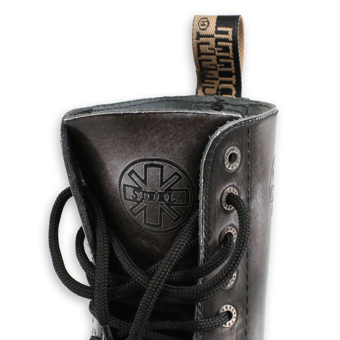 boty STEEL - 10 dírkové šedé