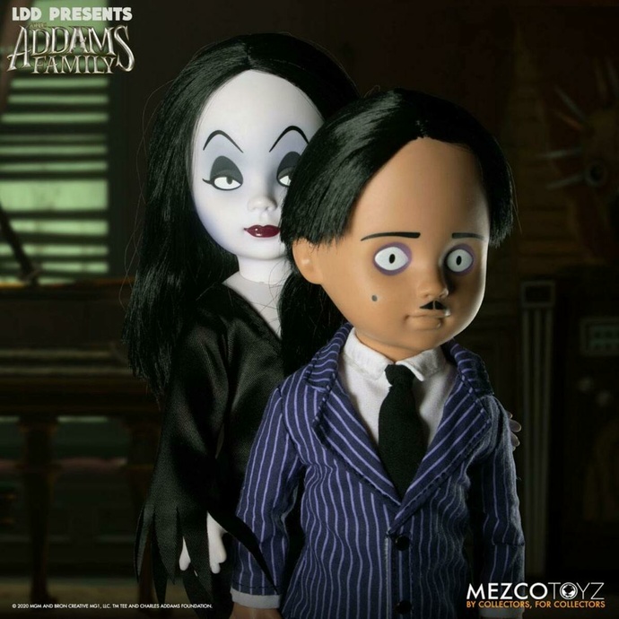 figurka (panenka) The Addams Family - Living Dead Dolls - Gomez & Morticia