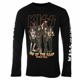 tričko pánské s dlouhým rukávem Kiss - End Of The Road Tour - BLACK - ROCK OFF, ROCK OFF, Kiss