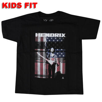tričko dětské Jimi Hendrix - Peace Flag - ROCK OFF, ROCK OFF, Jimi Hendrix
