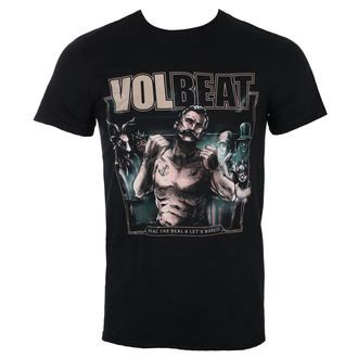 tričko pánské Volbeat - Seal The Deal Cover - Black - ROCK OFF, ROCK OFF, Volbeat