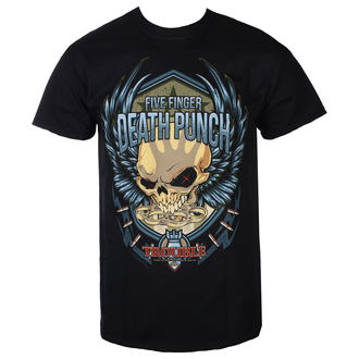 tričko pánské Five Finger Death Punch - Trouble - ROCK OFF - FFDPTS24MB