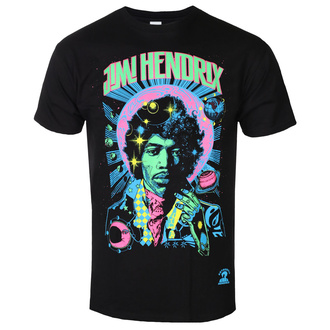 tričko pánské Jimi Hendrix - COSMIC BLACKLIGHT - LIQUID BLUE