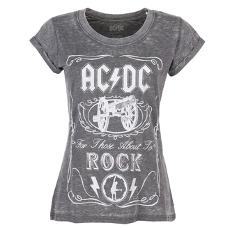 tričko dámské AC/DC - Cannon Swig - ROCK OFF - ACDCBO02LC