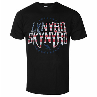 tričko pánské Lynyrd Skynyrd - Stars & Stripes - Black - ROCK OFF, ROCK OFF, Lynyrd Skynyrd