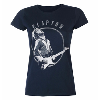 tričko dámské Eric Clapton - Vintage Photo NAVY TS - ROCK OFF, ROCK OFF, Eric Clapton