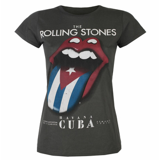 tričko dámské Rolling Stones - Havana Cuba CHAR - ROCK OFF, ROCK OFF, Rolling Stones