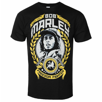 tričko pánské Bob Marley - Freedom Fighter - black - DRM13539000