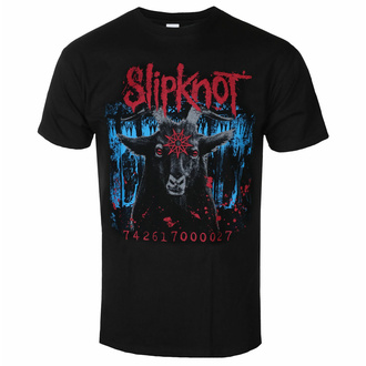 tričko pánské Slipknot - Goat Splatter Paint - Black - DRM13720800