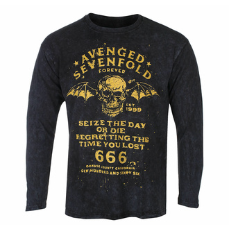 tričko pánské s dlouhým rukávem Avenged Sevenfold - Sieze The Day - BLACK - ROCK OFF, ROCK OFF, Avenged Sevenfold