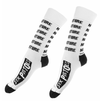 ponožky Sex Pistols - No Future - WHITE, ROCK OFF, Sex Pistols