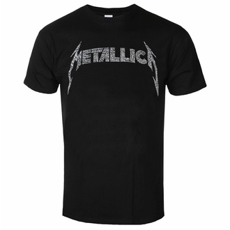 tričko pánské Metallica - 40th Anniversary Songs Logo - Black, NNM, Metallica