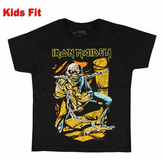 tričko dětské Iron Maiden - Piece Of Mind - BLACK - ROCK OFF, ROCK OFF, Iron Maiden