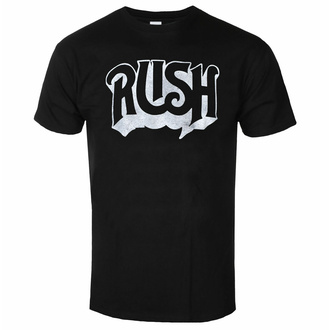 tričko pánské Rush - Logo - Black - ROCK OFF, ROCK OFF, Rush