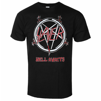 tričko pánské Slayer - Hell Awaits Tour - Black - ROCK OFF - SLAYTEE71MB