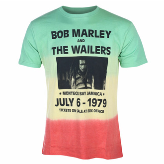 tričko pánské Bob Marley - Montego Bay - GREEN - ROCK OFF - BMATS35MDD
