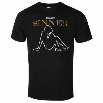 tričko pánské Judas Priest - Sin After Sin Sinner Slogan - Black - ROCK OFF - JPTEE23MB