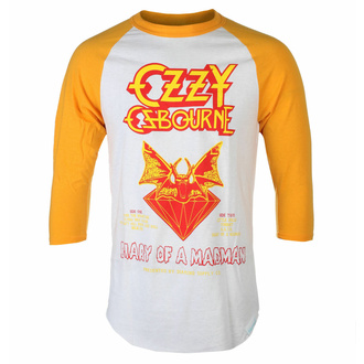 tričko pánské s 3/4 rukávem DIAMOND x OZZY OSBOURNE - Diary Of A Madman Raglan - White Mon, DIAMOND, Ozzy Osbourne