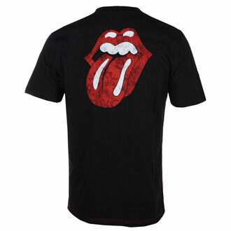 tričko pánské THE ROLLING STONES - TONGUE - BLACK/RED - AMPLIFIED, AMPLIFIED, Rolling Stones