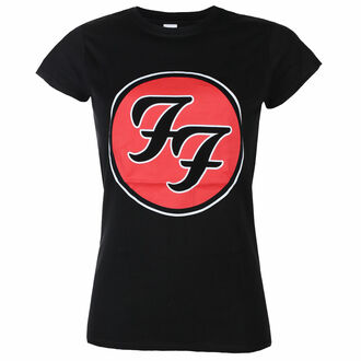 tričko dámské Foo Fighters - Logo - BLACK - ROCK OFF, ROCK OFF, Foo Fighters