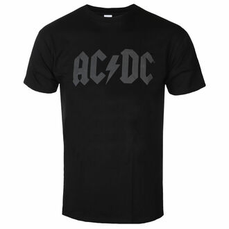 tričko pánské AC/DC - Logo Hi-Build - Black - ROCK OFF, ROCK OFF, AC-DC