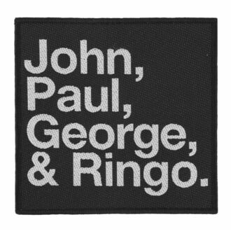 nášivka THE BEATLES - JOHN PAUL GEORGE & RINGO - RAZAMATAZ, RAZAMATAZ, Beatles