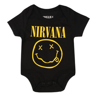 body dětské Nirvana - Yellow Happy Face - ROCK OFF, ROCK OFF, Nirvana
