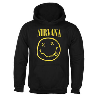 mikina pánská Nirvana - Yellow Happy Face - ROCK OFF - NIRVHD04MB