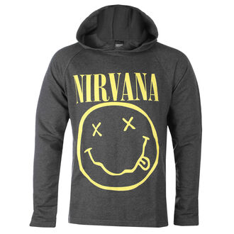 mikina pánská Nirvana - Yellow Happy Face - ROCK OFF, ROCK OFF, Nirvana