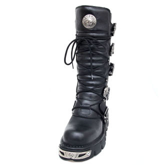 boty NEW ROCK - 5-Buckle Boots - Black, NEW ROCK