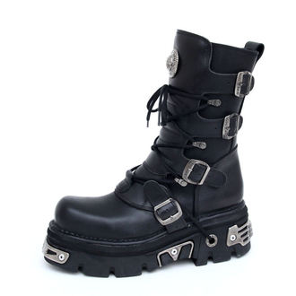 Boty New rock - Basic Boots (373-S4) Black