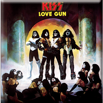 magnet Kiss - Love Gun Album Cover fridge Magnet - ROCK OFF