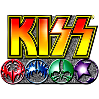 připínaček Kiss - Logo Icons pin badge - ROCK OFF - KISSPIN06